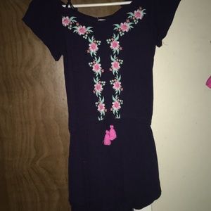 Off the shoulder romper